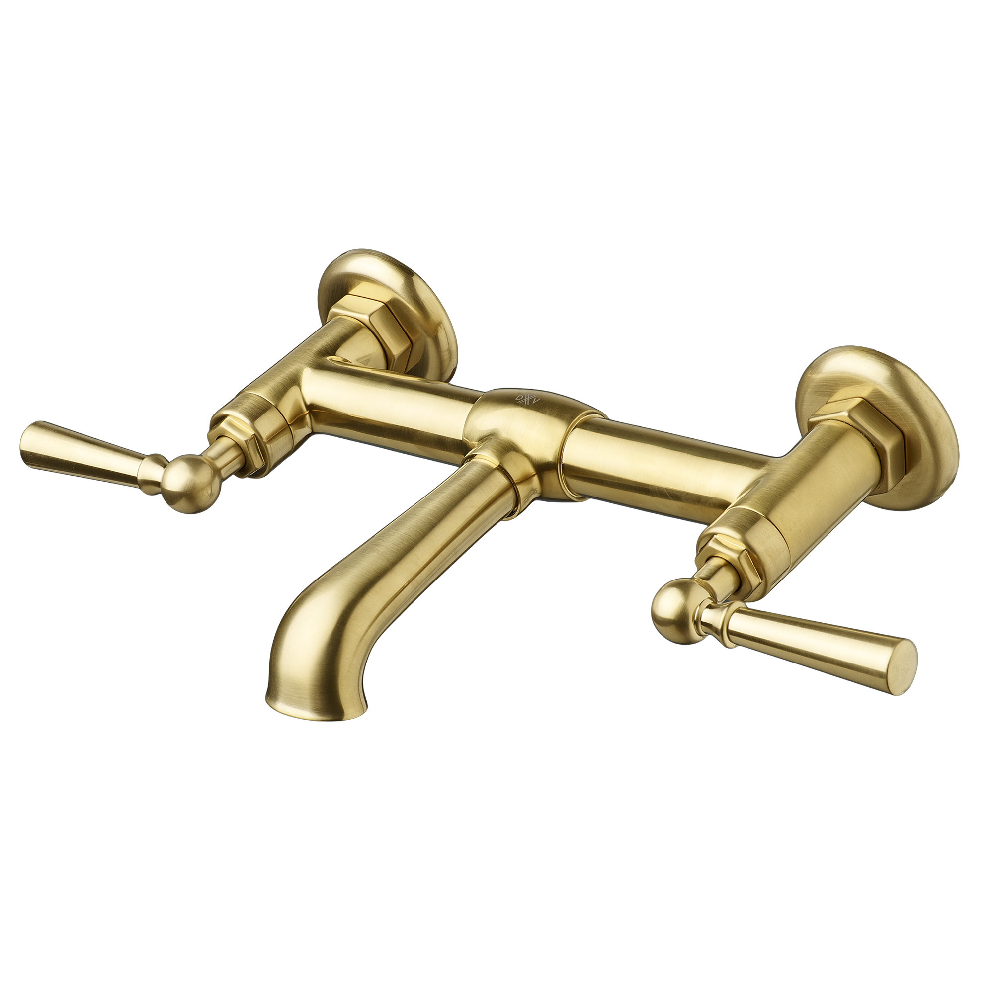 Oak Hill 2-Handle Wall Mount Bathroom Faucet with Lever Handles